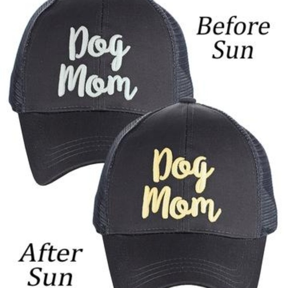 "DOG MOM" Color Changing Ponytail‎ Hat Cap - Picture 5 of 7